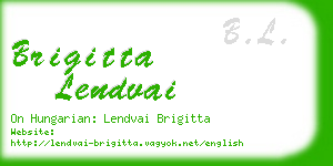 brigitta lendvai business card